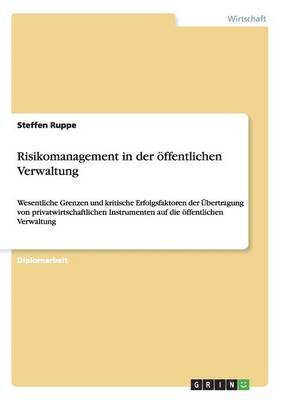 bokomslag Risikomanagement in der öffentlichen Verwaltung