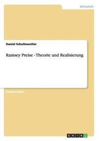 bokomslag Ramsey Preise - Theorie und Realisierung