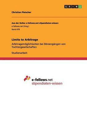 bokomslag Limits to Arbitrage