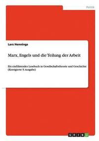 bokomslag Marx, Engels und die Teilung der Arbeit