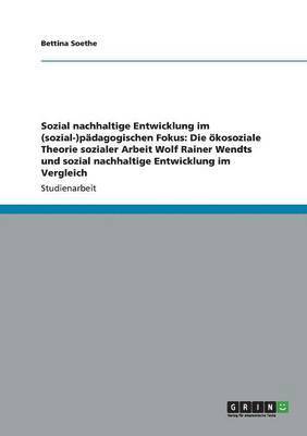 Sozial nachhaltige Entwicklung im (sozial-)pdagogischen Fokus 1