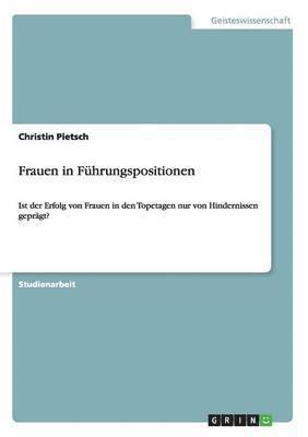 bokomslag Frauen in Fhrungspositionen