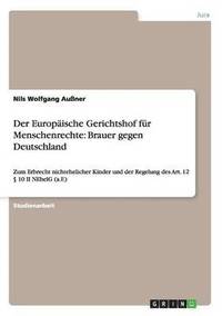 bokomslag Europäische Gerichtshof für Menschenrechte