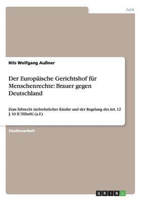 Nils Wolfgang Außner - Europäische Gerichtshof für Menschenrechte, Häftad