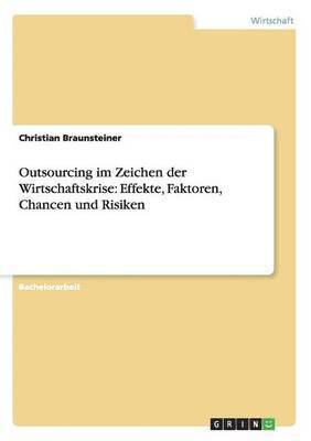 bokomslag Outsourcing im Zeichen der Wirtschaftskrise