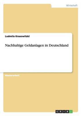 bokomslag Nachhaltige Geldanlagen in Deutschland