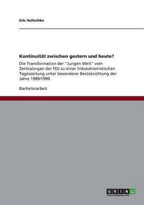 bokomslag Kontinuität zwischen gestern und heute?