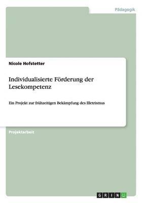 bokomslag Individualisierte Forderung Der Lesekompetenz