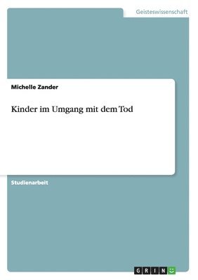 bokomslag Kinder im Umgang mit dem Tod