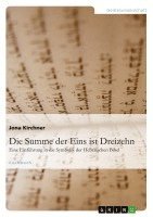 Jona Kirchner - Summe der Eins ist Dreizehn, Häftad