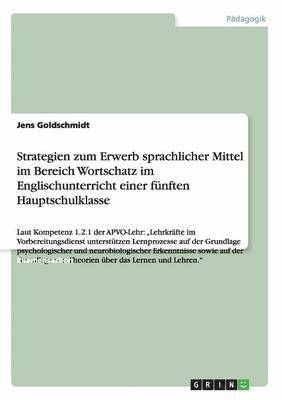 bokomslag Wortschatzarbeit im Englischunterricht