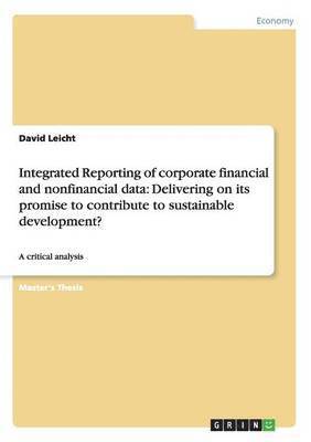 bokomslag Integrated Reporting of corporate financial and nonfinancial data