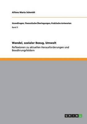 Wandel, sozialer Bezug, Umwelt