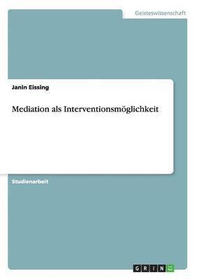 bokomslag Mediation als Interventionsmglichkeit