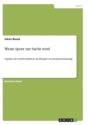 bokomslag Wenn Sport zur Sucht wird