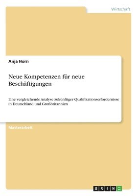 bokomslag Neue Kompetenzen für neue Beschäftigungen