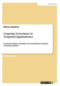 bokomslag Corporate Governance in Nonprofit-Organisationen