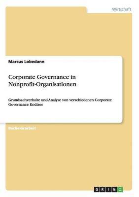 bokomslag Corporate Governance in Nonprofit-Organisationen