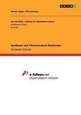 Synthese Von Citronensaure-Butylester 1