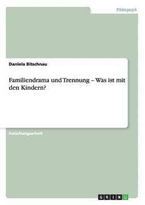 bokomslag Familiendrama und Trennung - Was ist mit den Kindern?