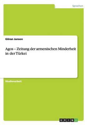 bokomslag Agos - Zeitung der armenischen Minderheit in der Trkei