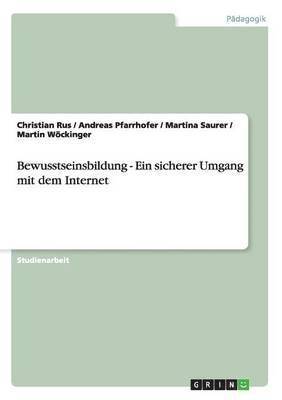 bokomslag Bewusstseinsbildung - Ein sicherer Umgang mit dem Internet