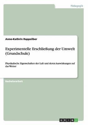 bokomslag Experimentelle Erschließung der Umwelt (Grundschule)