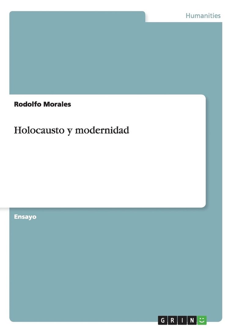 Holocausto y modernidad 1