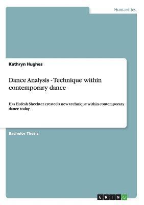 bokomslag Dance Analysis - Technique within contemporary dance