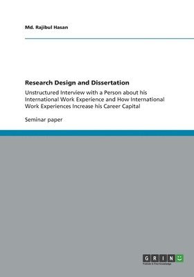 Research Design and Dissertation 1