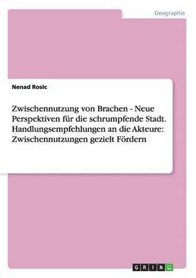 bokomslag Zwischennutzung Von Brachen - Neue Perspektiven Fur Die Schrumpfende Stadt. Handlungsempfehlungen an Die Akteure