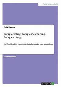 bokomslag Energieeintrag, Energiespeicherung, Energieaustrag