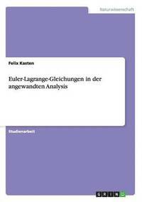 bokomslag Euler-Lagrange-Gleichungen in Der Angewandten Analysis