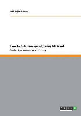 How to Reference Quickly Using MS-Word 1