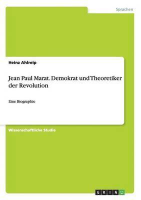 bokomslag Jean Paul Marat. Demokrat und Theoretiker der Revolution