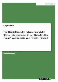 bokomslag Die Darstellung Des Schauers Und Des Wiedergangermotivs in Der Ballade Der Graue Von Annette Von Droste-Hulshoff