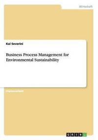 bokomslag Business Process Management for Environmental Sustainability