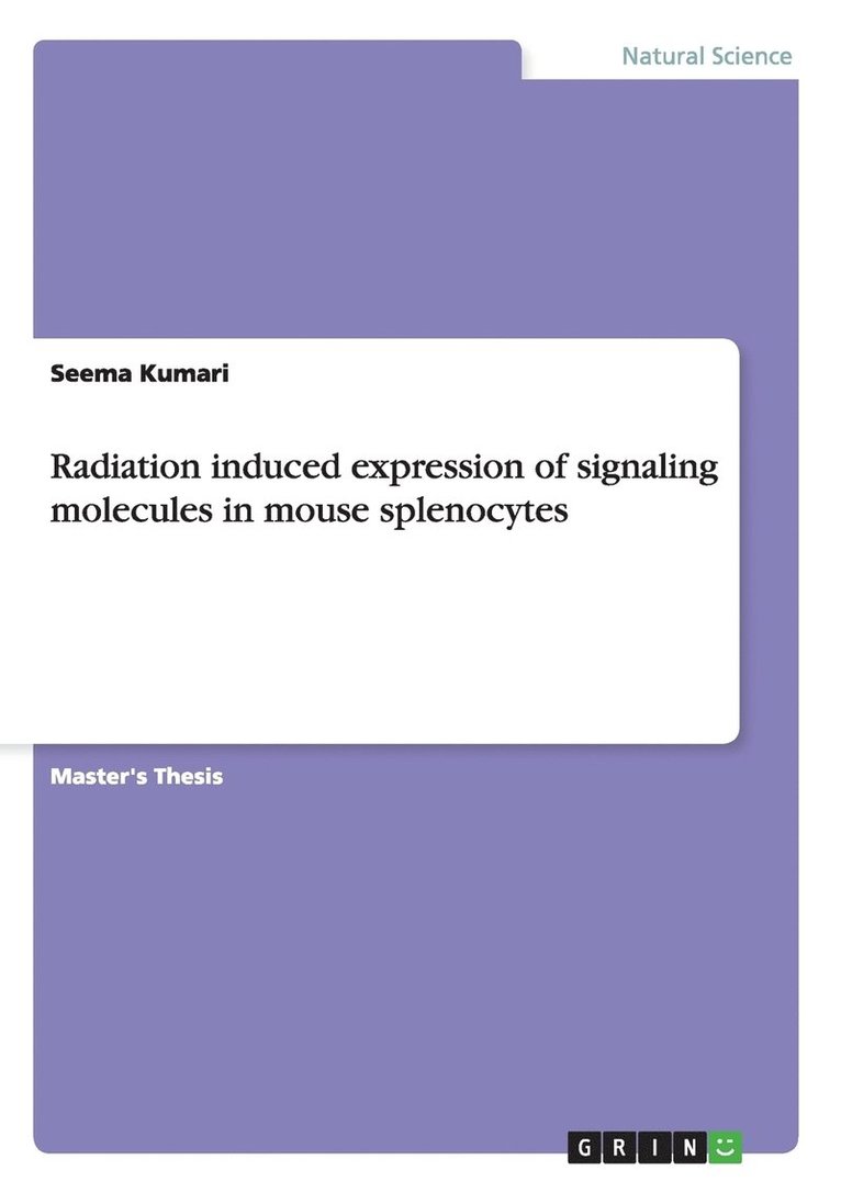 Radiation induced expression of signaling molecules in mouse splenocytes 1