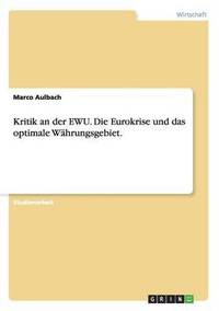 bokomslag Kritik an Der Ewu. Die Eurokrise Und Das Optimale Wahrungsgebiet.