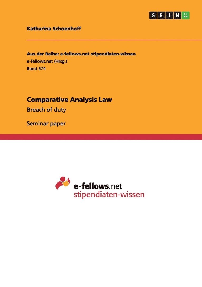 Comparative Analysis Law 1