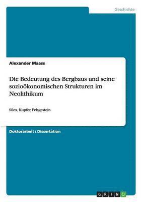 Alexander Maass - Bedeutung des Bergbaus und seine sozioökonomischen Strukturen im Neolithikum, Häftad