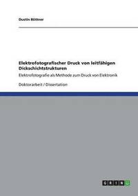 bokomslag Elektrofotografischer Druck von leitfähigen Dickschichtstrukturen