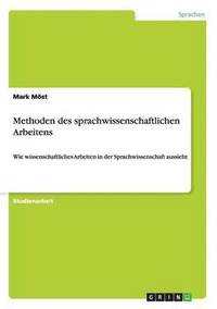 bokomslag Methoden des sprachwissenschaftlichen Arbeitens