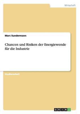 bokomslag Chancen und Risiken der Energiewende fr die Industrie