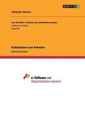 bokomslag Kalkulation von Prämien