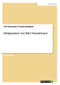 bokomslag Erfolgsanalyse Von M&A Transaktionen