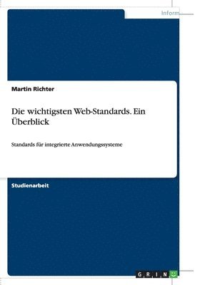 bokomslag Die wichtigsten Web-Standards. Ein berblick