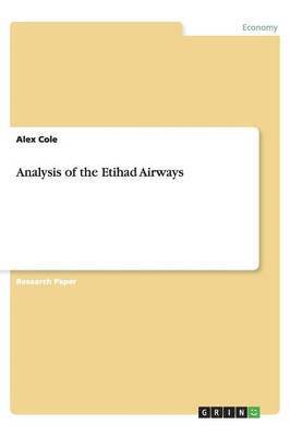 bokomslag Analysis of the Etihad Airways