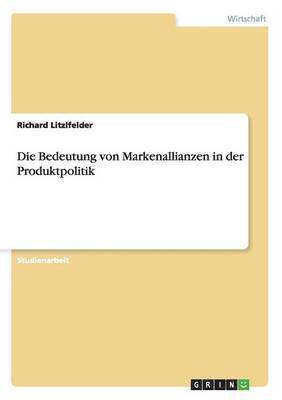 bokomslag Bedeutung von Markenallianzen in der Produktpolitik