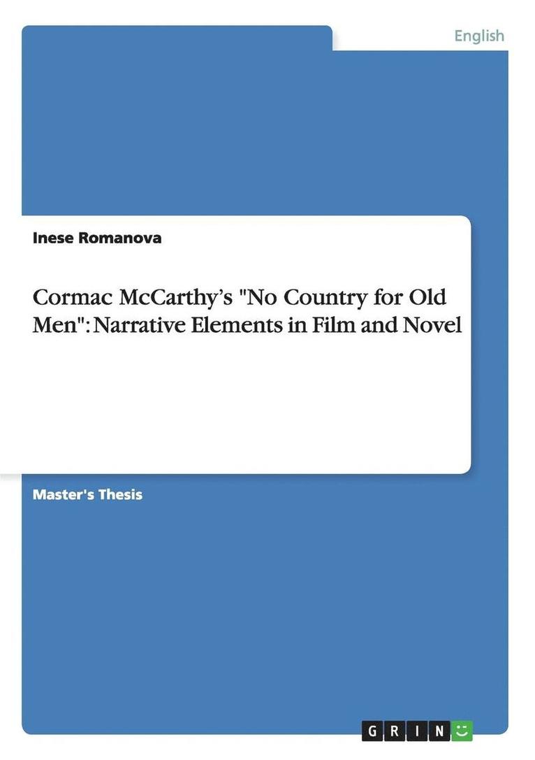 Cormac McCarthy's No Country for Old Men 1